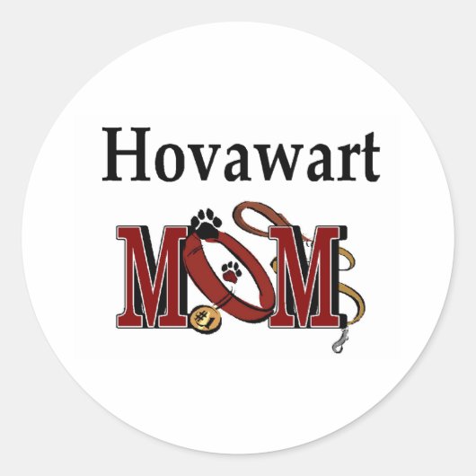 Hovaart Momステッカー ラウンドシール (正面)