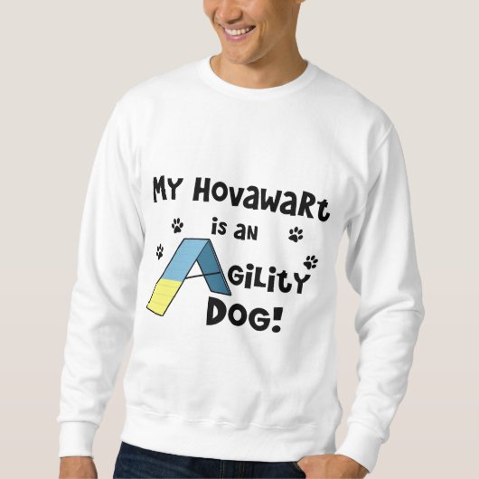 Hovawartの敏捷犬 スウェットシャツ (正面)