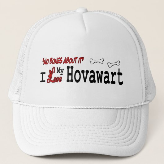 Hovawart (I Love)ハット キャップ (正面)