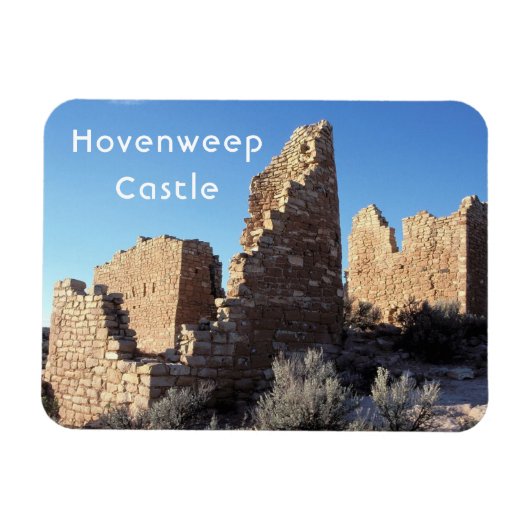 Hovenweep Castle, Hovenweep National Monument, UT マグネット (横)