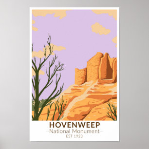 Hovenweep National Monument Cutthroat Castle ポスター