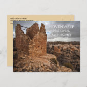 Hovenweep National Monument, UT,ホリー・グループ遺跡 ポストカード (正面/裏面)