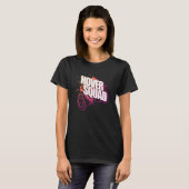 Hover Squad クールピーチピンクジャイロホバーボード Tシャツ (正面フル)
