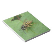 Hoverfly on a Leafメモ帳 ノートパッド (アングル)