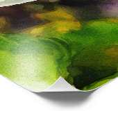 Hoverfly on White Anemone Flower - Pollination in  フォトプリント (角)