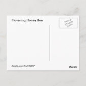 Hovering Bee ~はがき ポストカード (裏面)