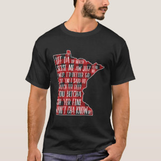 How 話 Minnesotan - Buffalo PlaidことわざとA Tシャツ