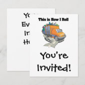 How 転が I ( Garbage Truck) 招待状 (正面/裏面)