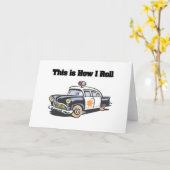 How 転が I (Police/Cop Car) カード (黄色い花)