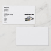 How 転が I (Police/Cop Car) 名刺 (正面/裏面)