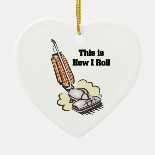 How 転が I (Vacuum Cleaner) セラミックオーナメント (正面)