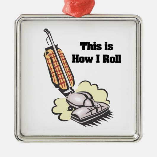 How 転が I (Vacuum Cleaner) メタルオーナメント (正面)