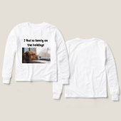 how a family house pet feels on any holiday (デザイン 正面＆背面)