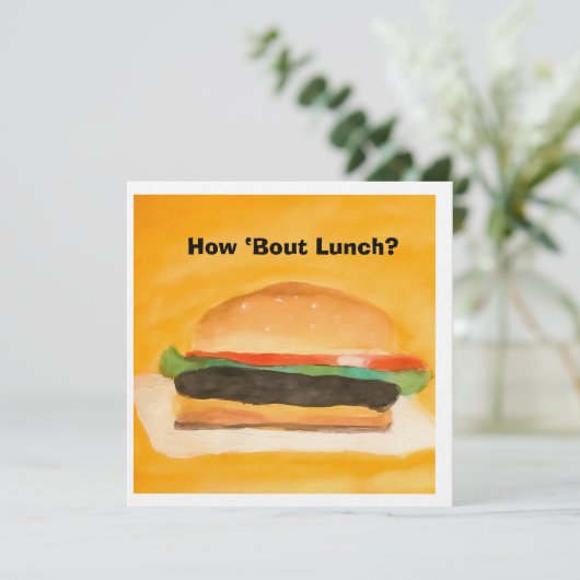 How about Lunch? 招待状 (スタンド正面)