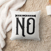 How About Noタイポグラフィ クッション (ブランケット)