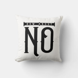 How About Noタイポグラフィ クッション