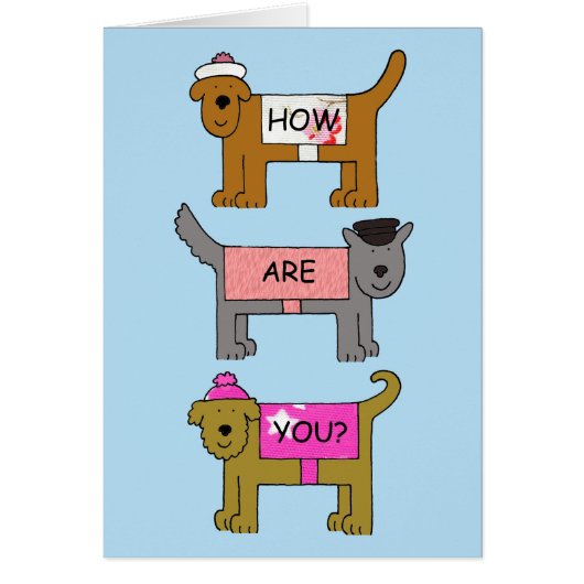 How are Cartoon Dogs in Clothing (正面)