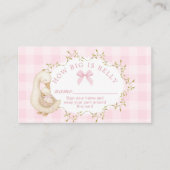 How big is belly Silly Goose Pink Gingham エンクロージャーカード (正面)