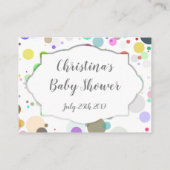 How Big is Mommy's Belly Baby Shower Game エンクロージャーカード (裏面)