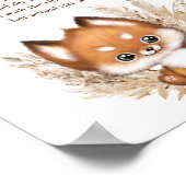 How Big Is Mommy's Belly Baby Shower Game Poster ポスター (角)