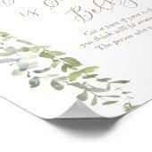 How Big Is Mommy's Belly Balloon Baby Shower ポスター (角)