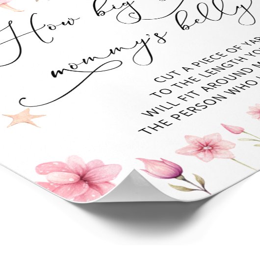 How Big is Mommy's Belly Fairy Garden ポスター (角)