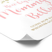 How Big is Mommy's Belly Game Sign ポスター (角)