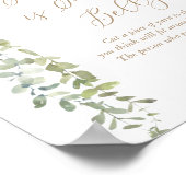 How Big Is Mommy's Belly Pink Balloon Baby Shower ポスター (角)