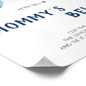 How Big Is Mommy's Belly Planet Game Sign ポスター (角)