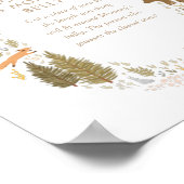 How Big is Mommy's Belly Woodland Baby Shower Game ポスター (角)