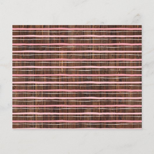 How Big Mommy's Bellyオウム女性のカーボーイシャワーゲームカード チラシ (裏面)