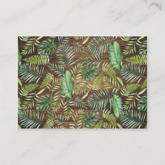 How Big Mom's Belly Safari Baby Showerゲームカード エンクロージャーカード (裏面)