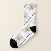 How Buggy Is Your Life? Mosquito Anatomy Humor ソックス (左外側)