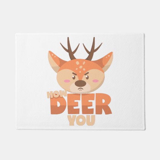 How Deer You  ドアマット (正面)