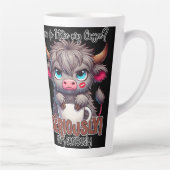 How Do I Take My Coffee? Seriously Very Seriously  カフェラテマグ (右)