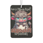 How Do I Take My Coffee? Seriously Very Seriously  カーエアーフレッシュナー (裏面)