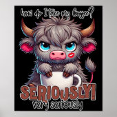 How Do I Take My Coffee? Seriously Very Seriously  ポスター (正面)