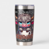 How Do I Take My Coffee? Seriously Very Seriously  保温保冷タンブラー (背面)