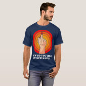 How Do You Like My New Nails Middle Finger Funny Tシャツ (正面フル)