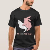 How Easter Eggs are Made Funny Humor Sarcastic Adu Tシャツ (正面)