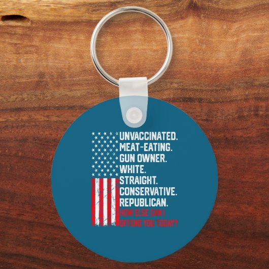 How Else Can I Offend You Today Funny Saying Quote キーホルダー (正面)