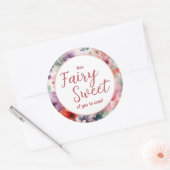 How Fairy Sweet of You to Come Cupcake Toppers ラウンドシール (封筒)