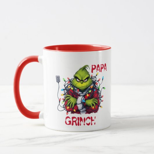 How Grinch Stole ChristmasIPapa Grinch Mug マグカップ (左)