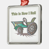 How I (トラク転がタ) メタルオーナメント (左)