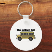 How I (転がスクールバス) キーホルダー (正面)