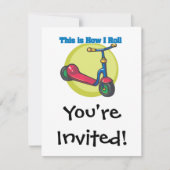 How I (転が Scooter) 招待状 (正面)