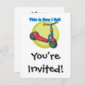 How I (転が Scooter) 招待状 (正面/裏面)