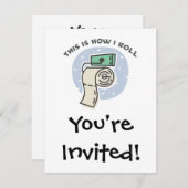 How I (転が Toilet紙) 招待状 (正面/裏面)