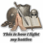 How I Fight My Battles シール (正面)