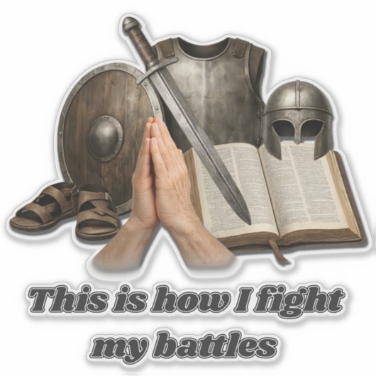 How I Fight My Battles シール (正面)